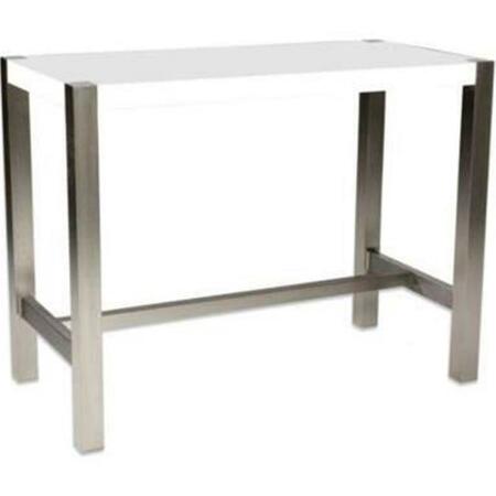 MOES HOME COLLECTION ER-1079-18 Riva Countertable, White - 36 x 47 x 24 in. ER-1079-18-0